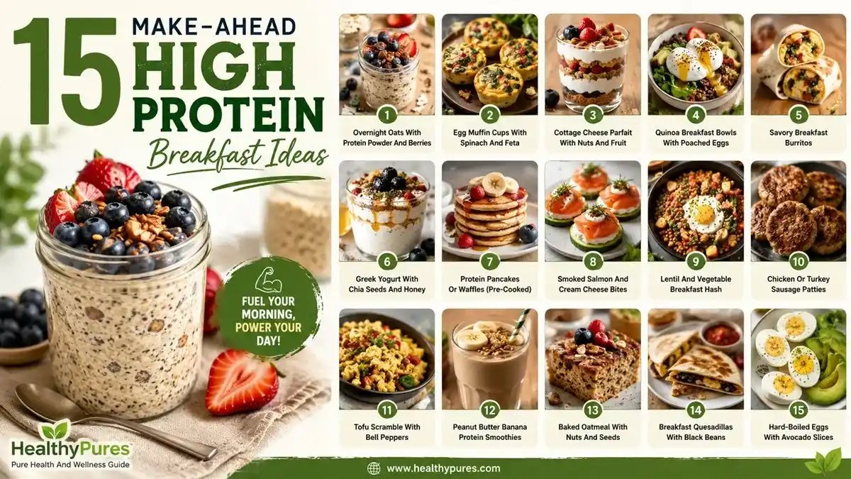 High Protein Breakfast Meal Prep: 15 Make-Ahead Ideas 6 15 Make-Ahead High Protein Breakfast Ideas