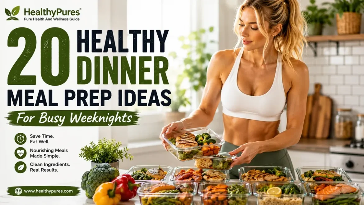 20 Healthy Dinner Meal Prep Ideas For Busy Weeknights