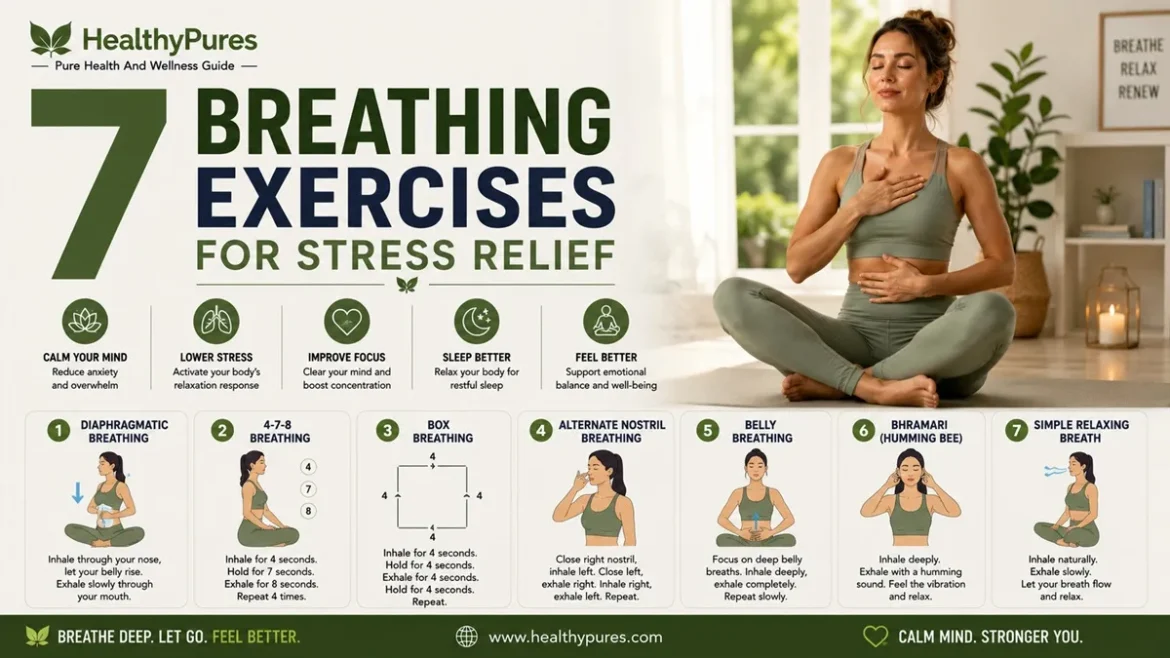 7 Breathing Exercises For Stress Relief