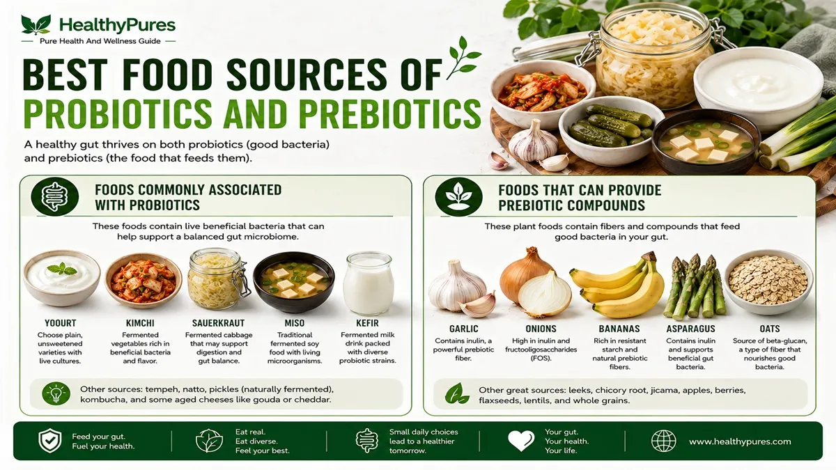 Probiotics Vs Prebiotics: What Is The Difference? 8 Best Food Sources Of Probiotics And Prebiotics