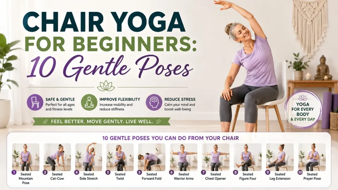 Chair Yoga For Beginners 10 Gentle Poses