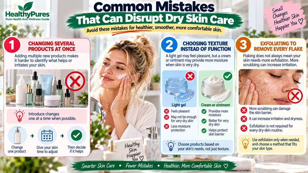 Common Mistakes That Can Disrupt Dry Skin Care