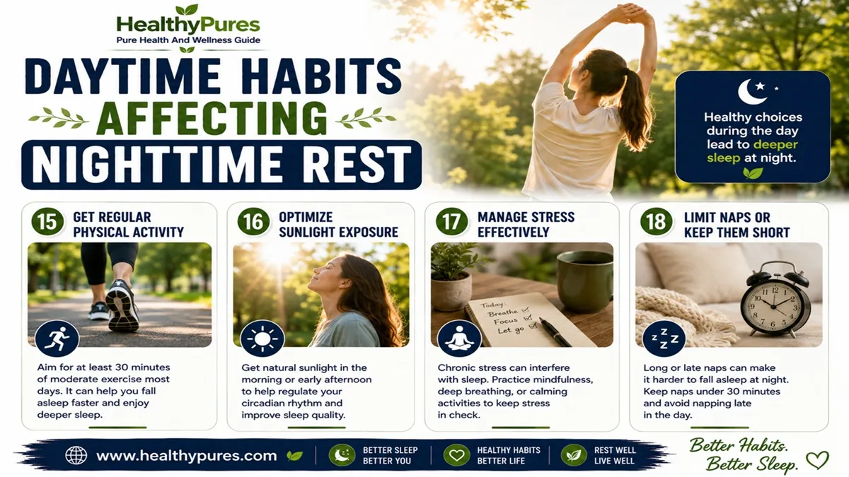Daytime Habits Affecting Nighttime Rest
