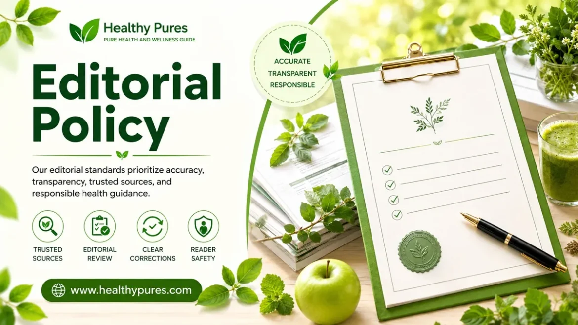 Editorial Policy Healthy Pures