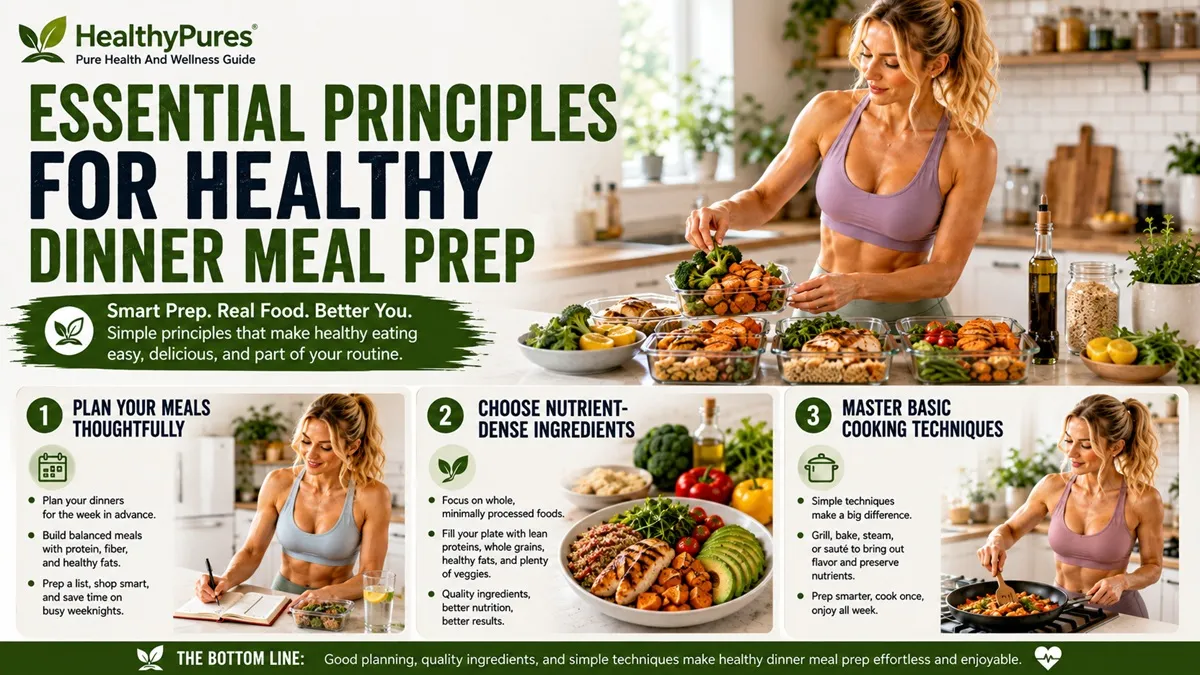 Essential Principles For Healthy Dinner Meal Prep
