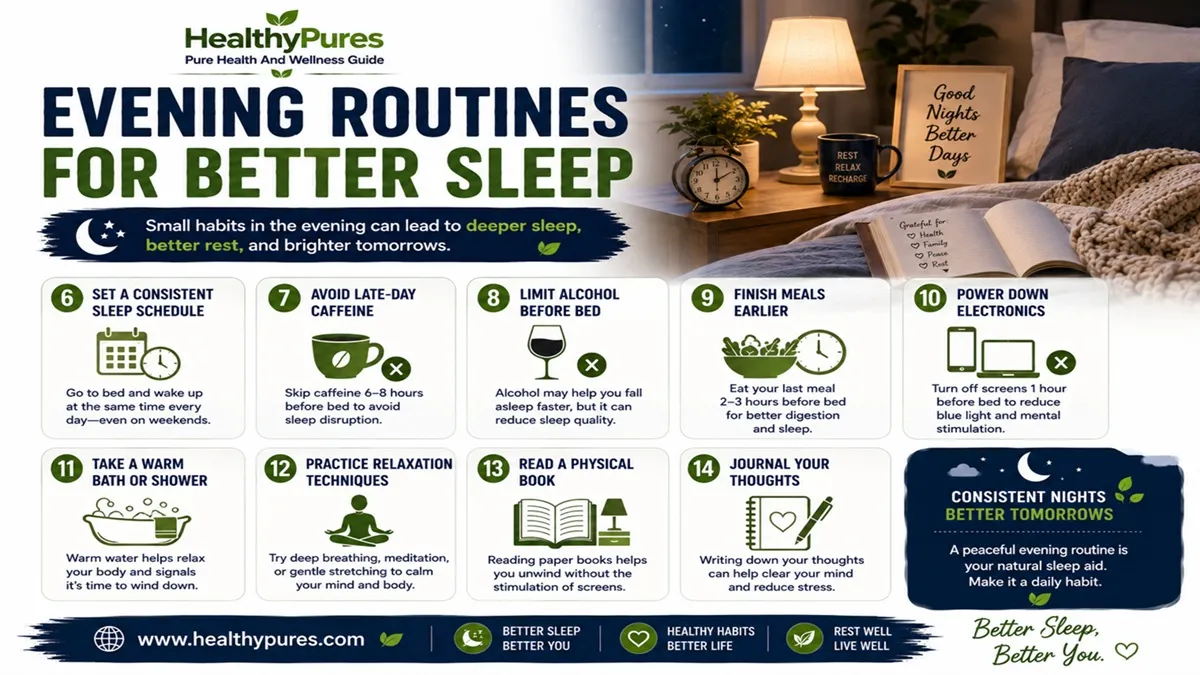 Evening Routines For Better Sleep