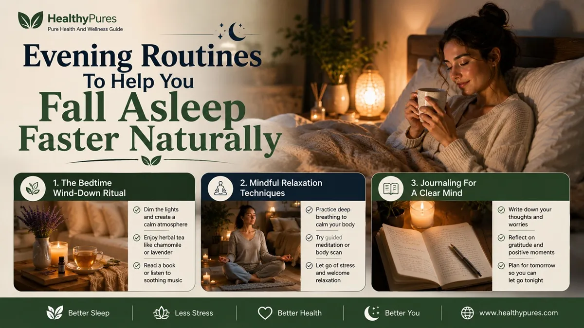 Evening Routines To Help You Fall Asleep Faster Naturally