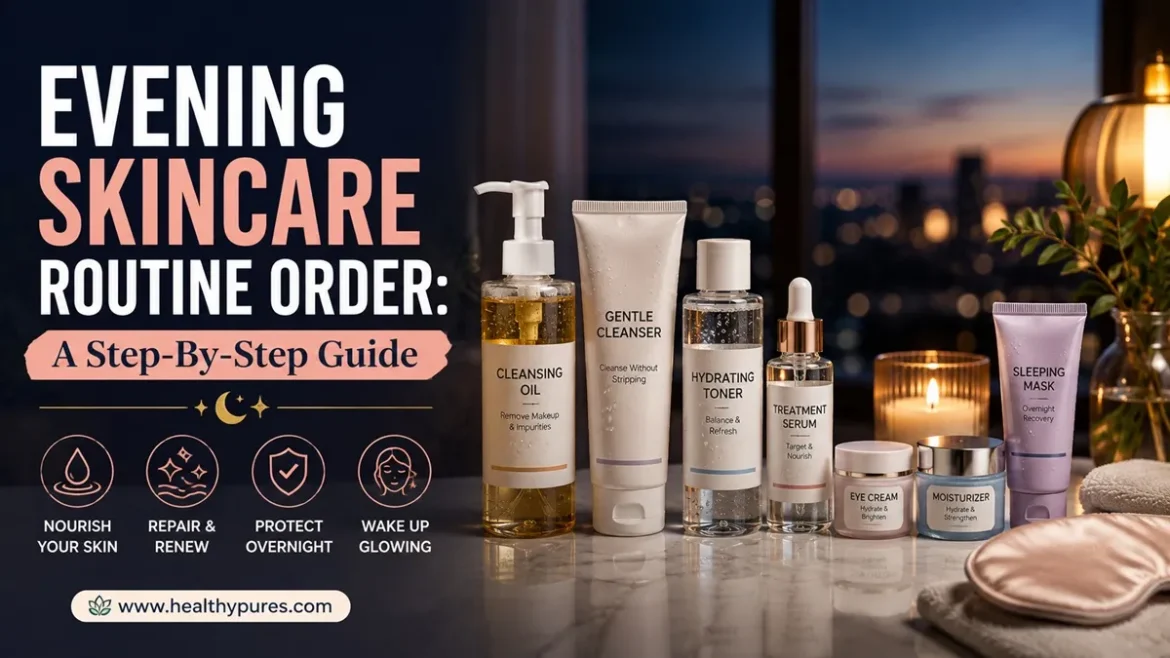 Evening Skincare Routine Order A Step-By-Step Guide