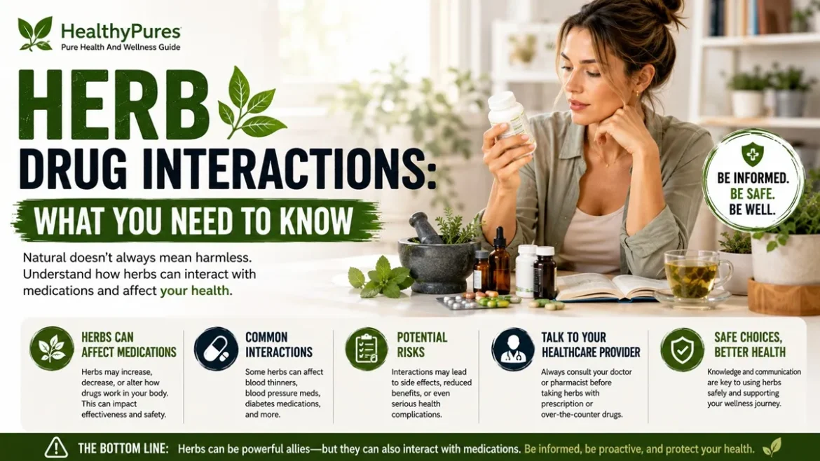 Herb Drug Interactions What You Need To Know