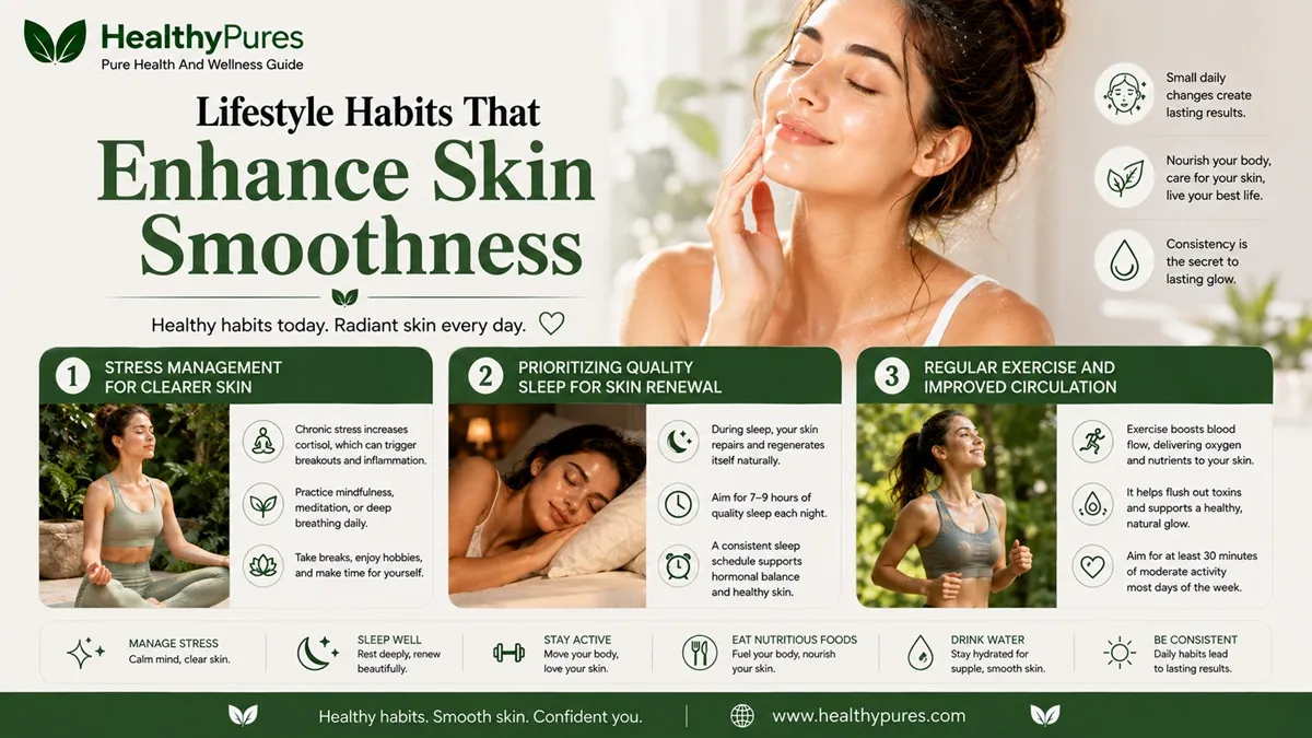 Lifestyle Habits That Enhance Skin Smoothness