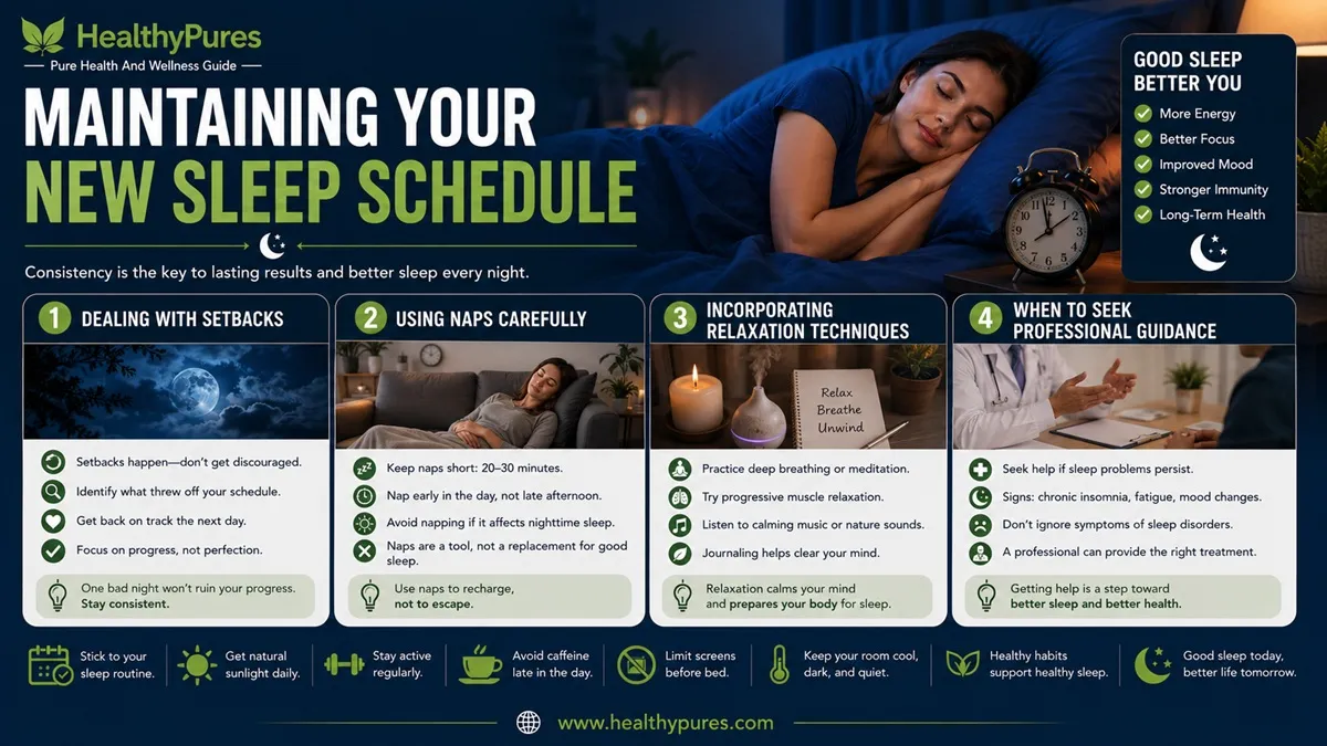 Maintaining Your New Sleep Schedule