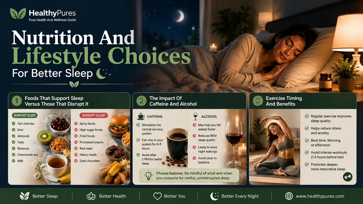 Nutrition And Lifestyle Choices For Better Sleep