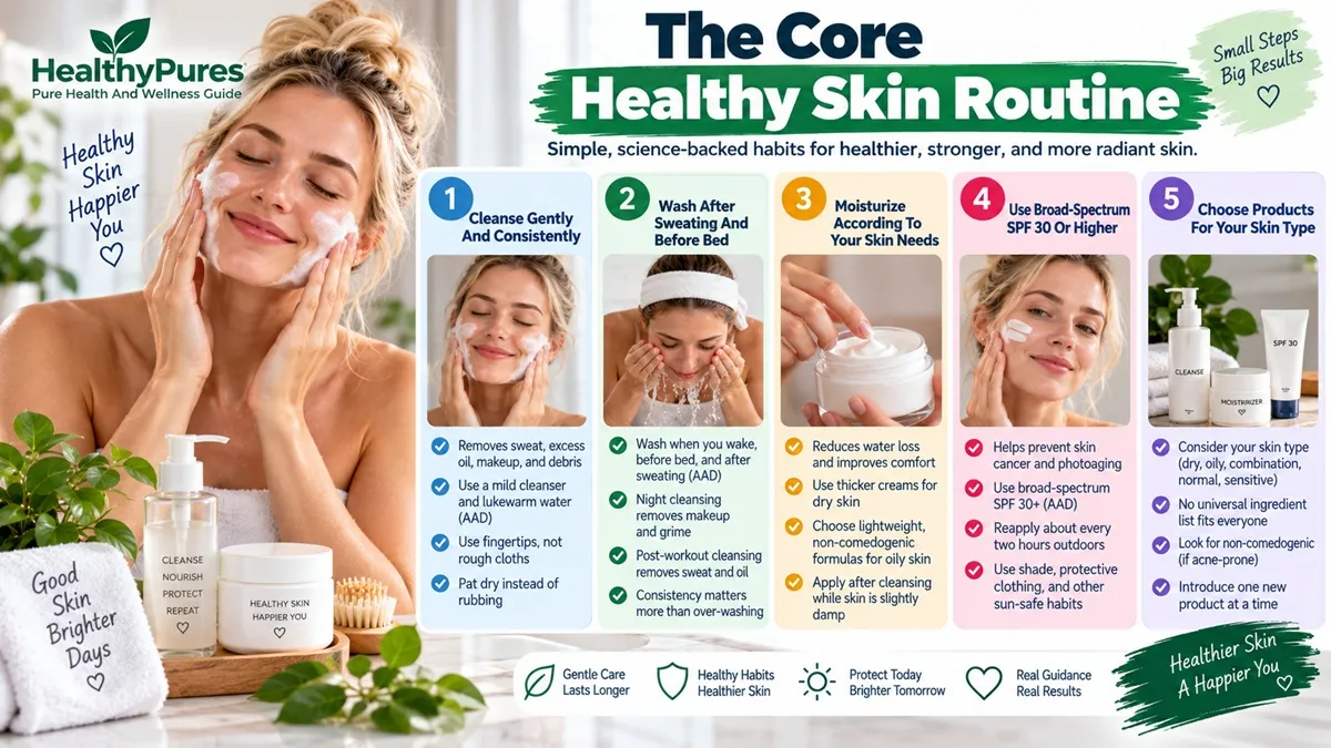 The Core Healthy Skin Routine