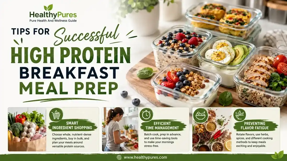 High Protein Breakfast Meal Prep: 15 Make-Ahead Ideas 7 Tips For Successful High Protein Breakfast Meal Prep