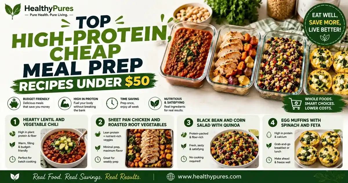 Top High-Protein, Cheap Meal Prep Recipes Under $50