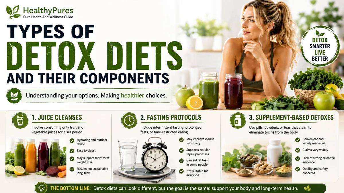 Types Of Detox Diets And Their Components