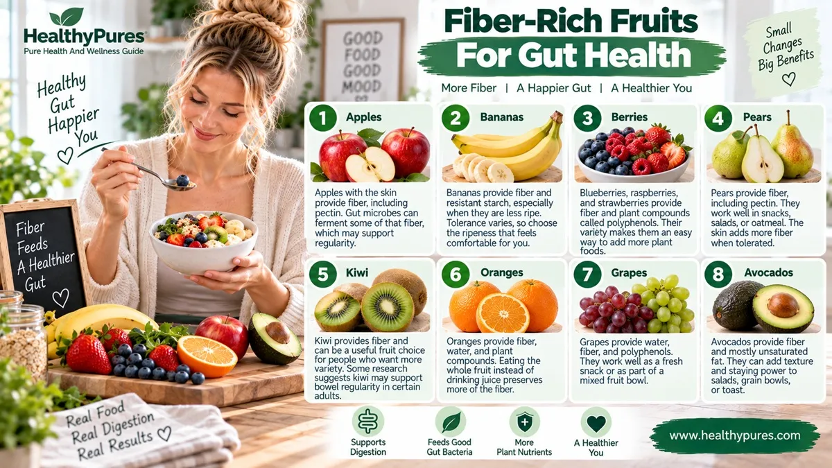 Fiber-Rich Fruits For Gut Health