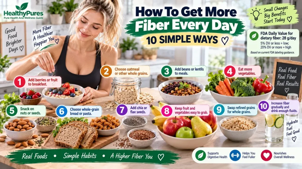 How To Get More Fiber Every Day 10 Simple Ways