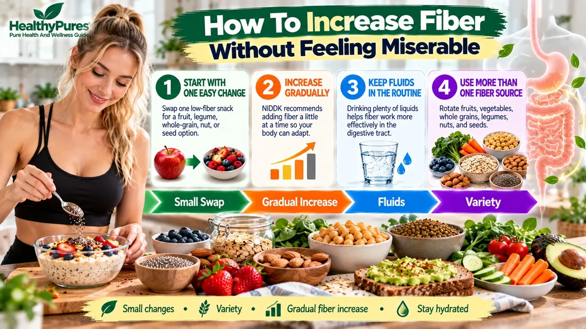 How To Increase Fiber Without Feeling Miserable