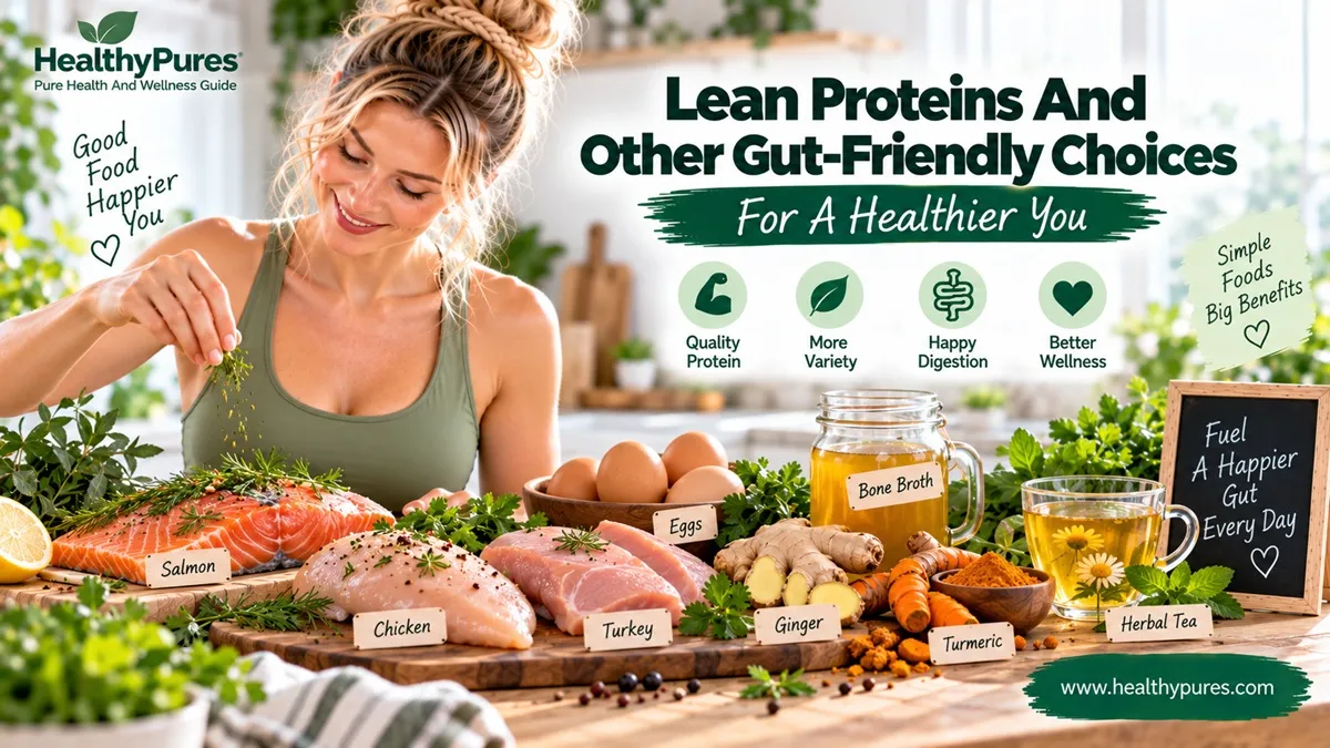 Lean Proteins And Other Gut-Friendly Choices