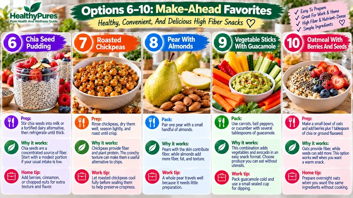 Options 6–10 Make-Ahead Favorites