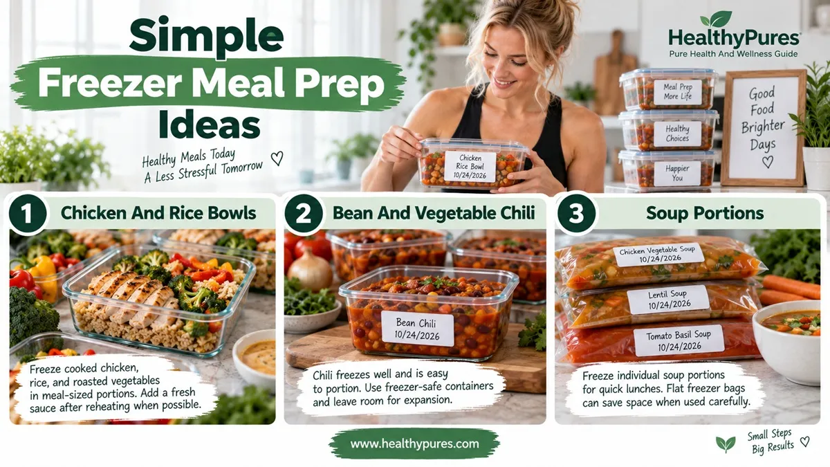 Simple Freezer Meal Prep Ideas