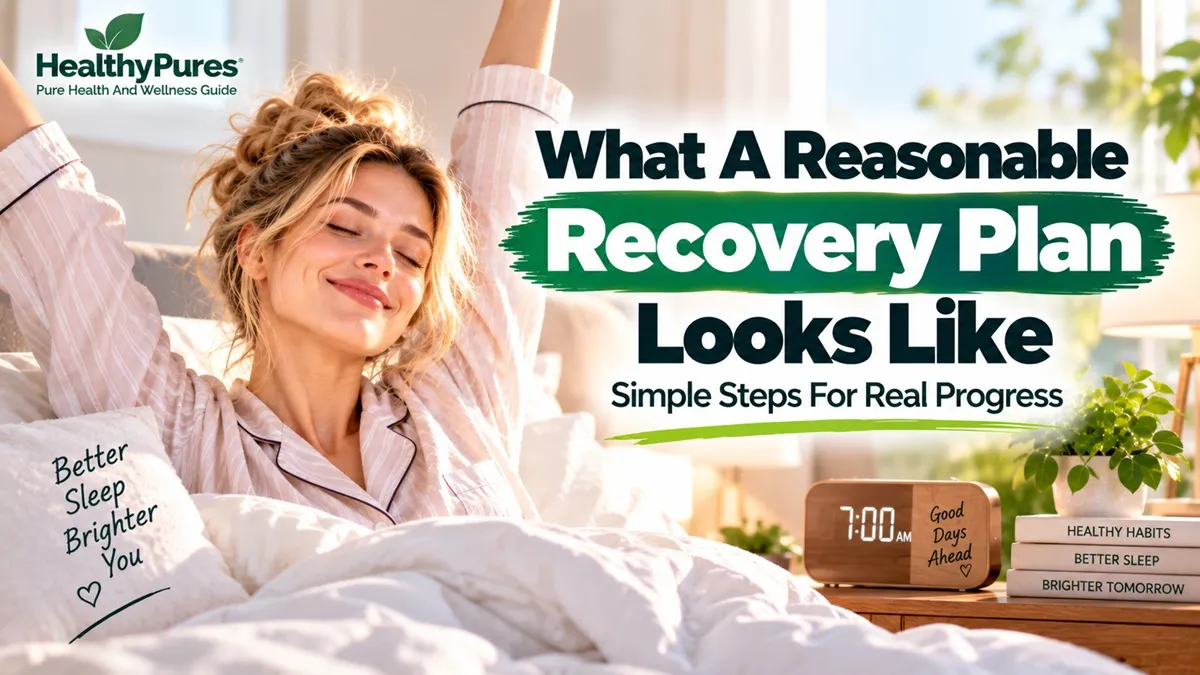 What A Reasonable Recovery Plan Looks Like
