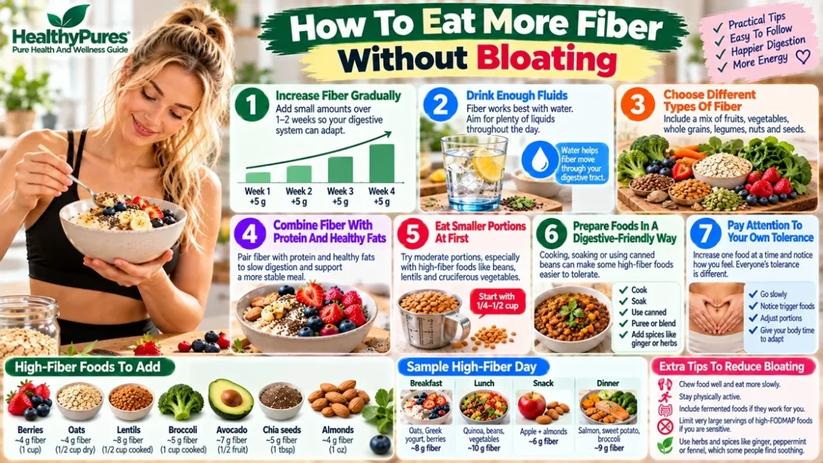 How To Eat More Fiber Without Bloating 9 Practical Tips