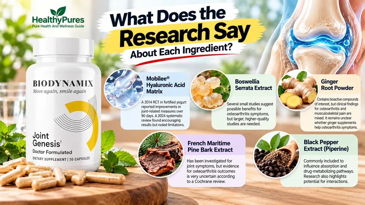 What Does the Research Say About Each Ingredient